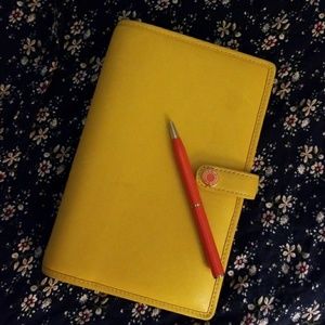Classic Leather Coach Planning Diary